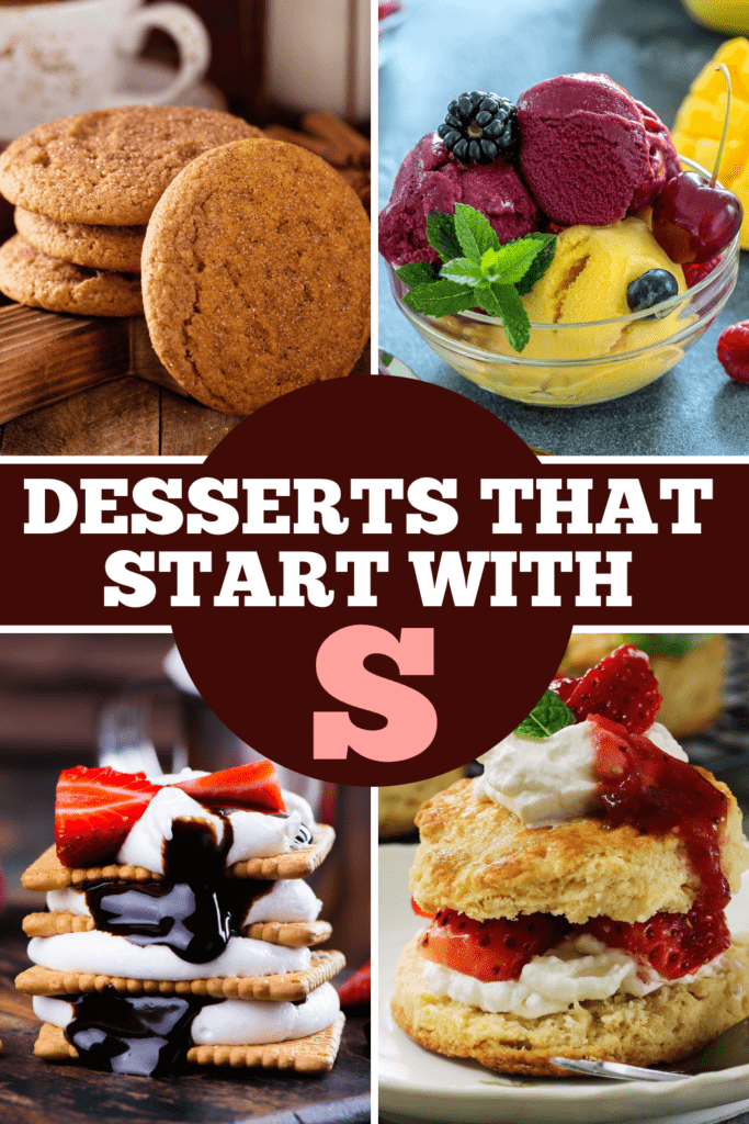 Desserts That Start with S