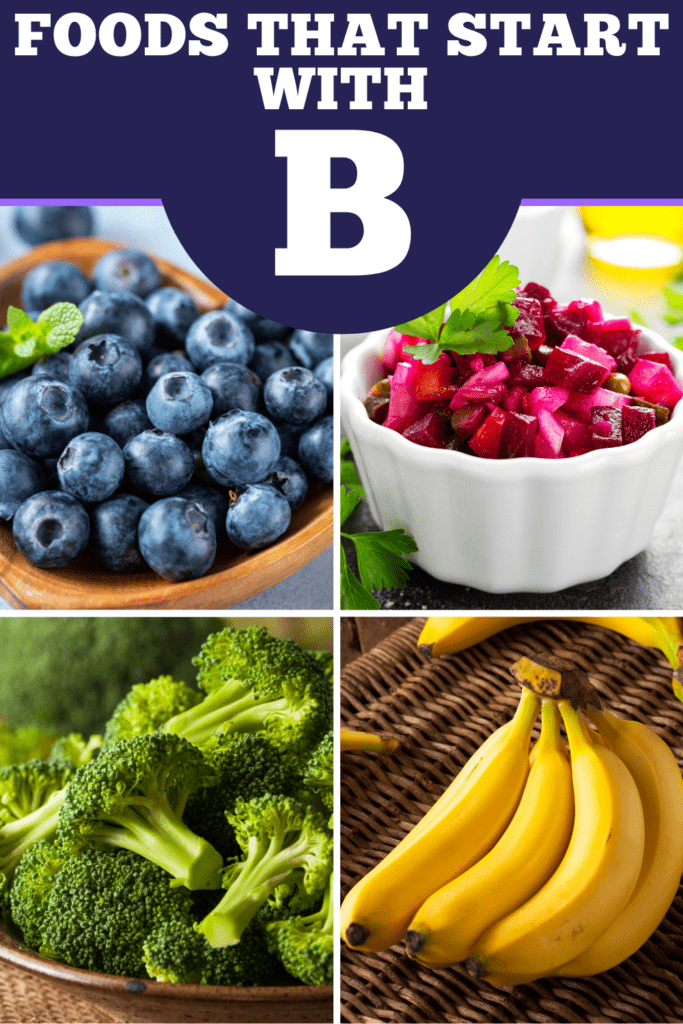 Foods That Start With B