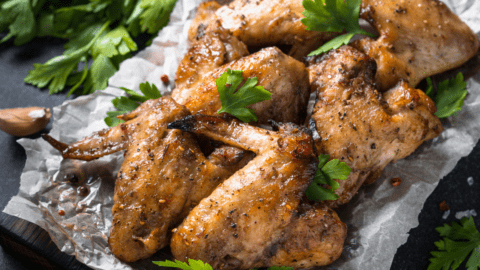 Homemade Baked BBQ Chicken Wings