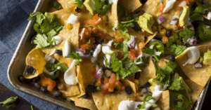 Loaded Nachos in a Sheet Pan for Dinner