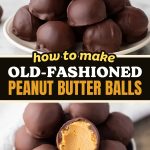 Old Fashioned Peanut Butter Balls Pin