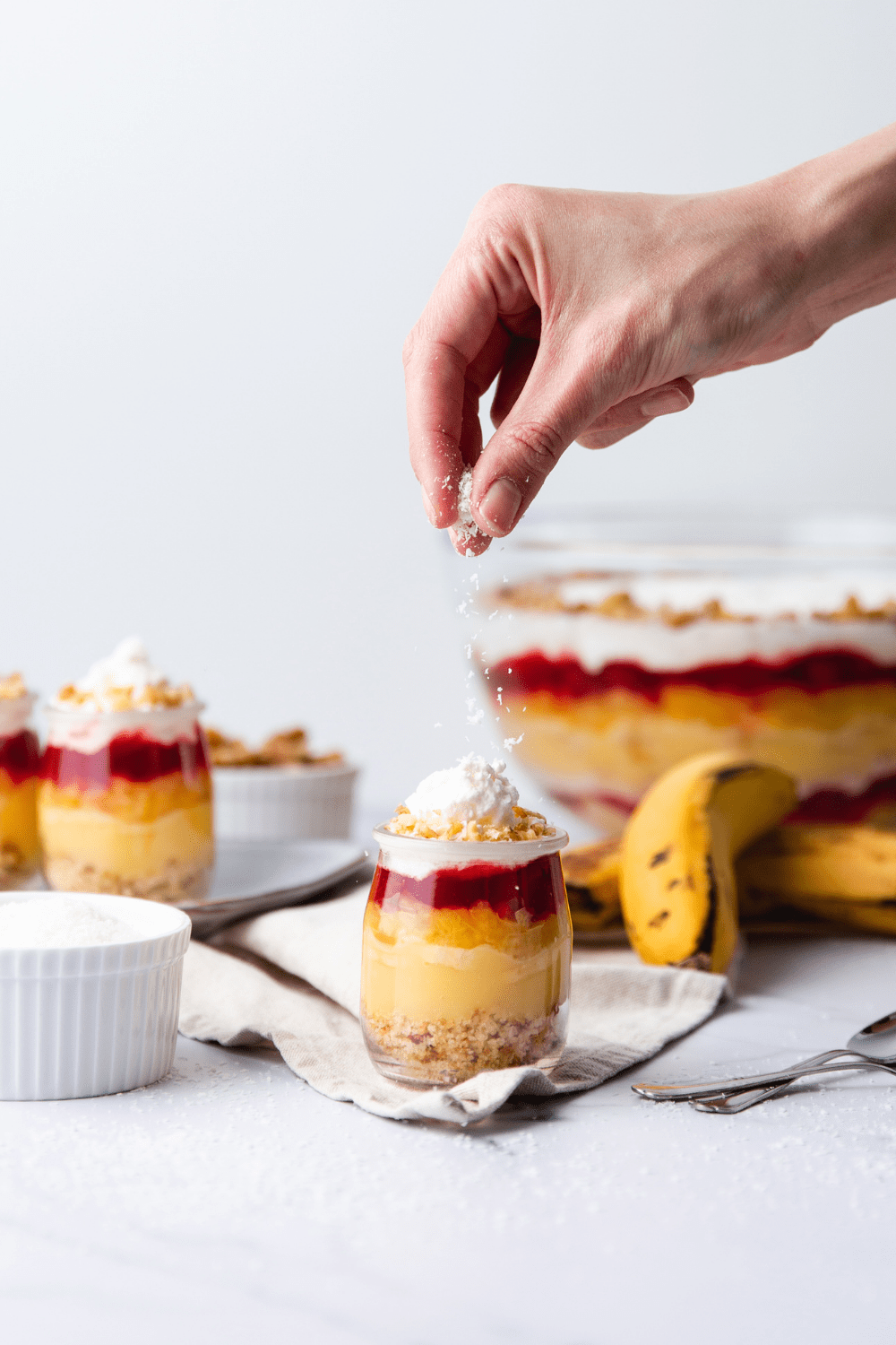 Punch Bowl Cake in a Small Container