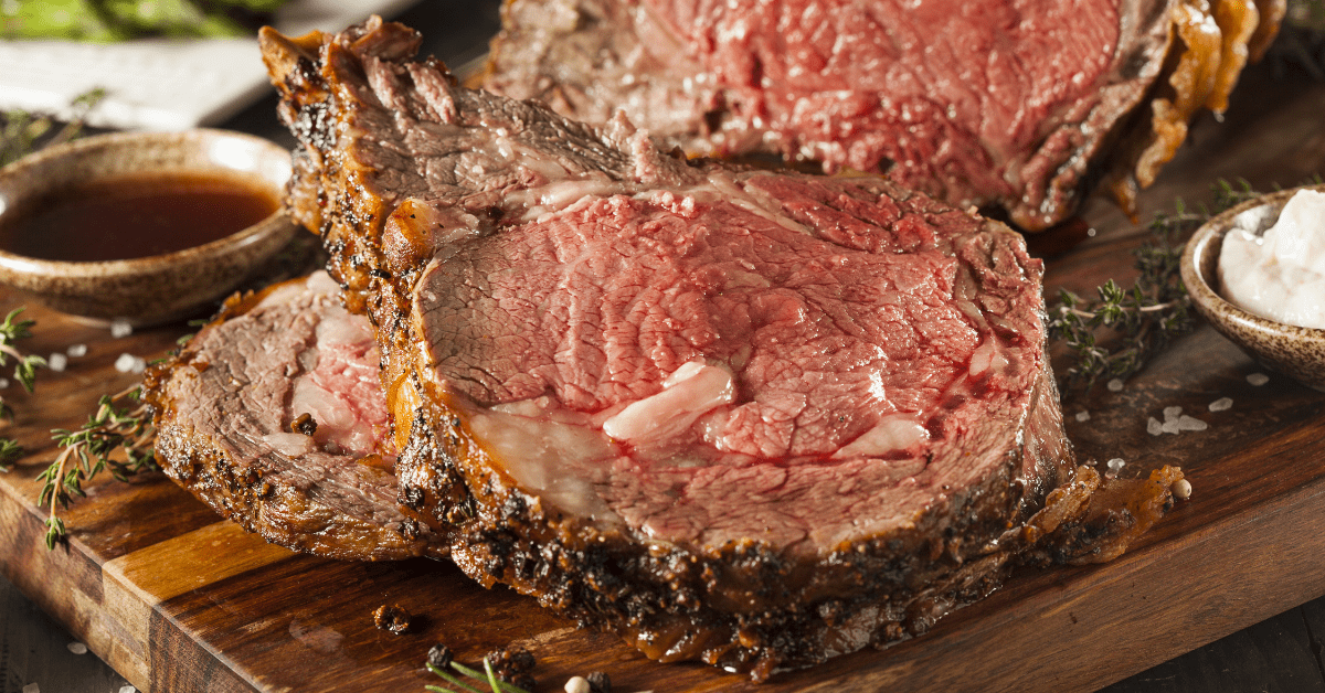 Roasted Prime Rib with Herbs and Spices