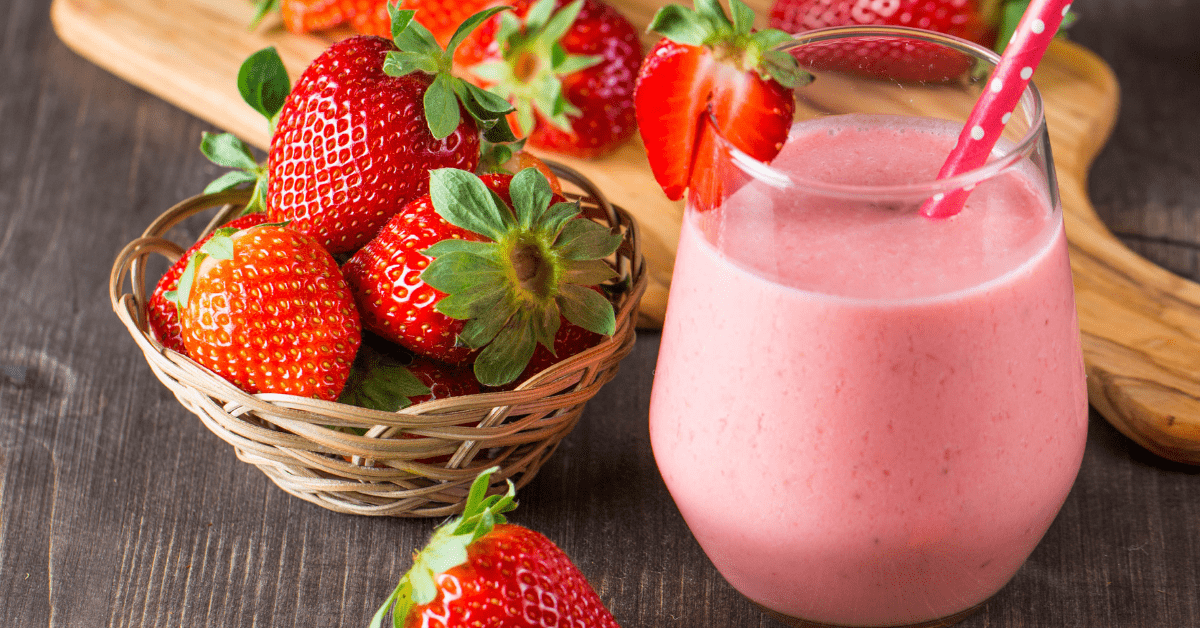 Milkshake strawberry 4 Ways