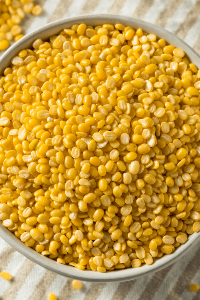 Bowl of Yellow Moong Dal