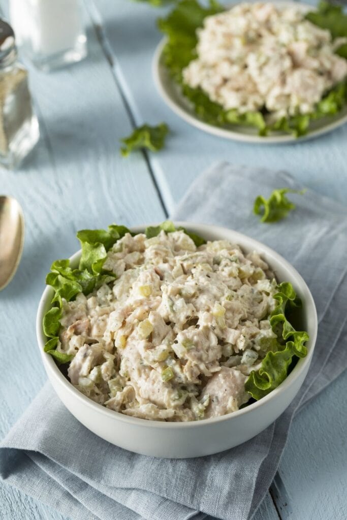 Chicken Salad with Lettuce