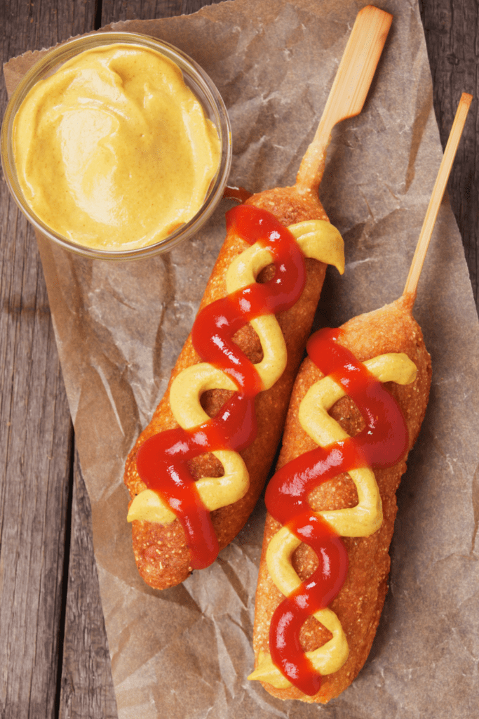 Corn Dogs with Dipping Sauce