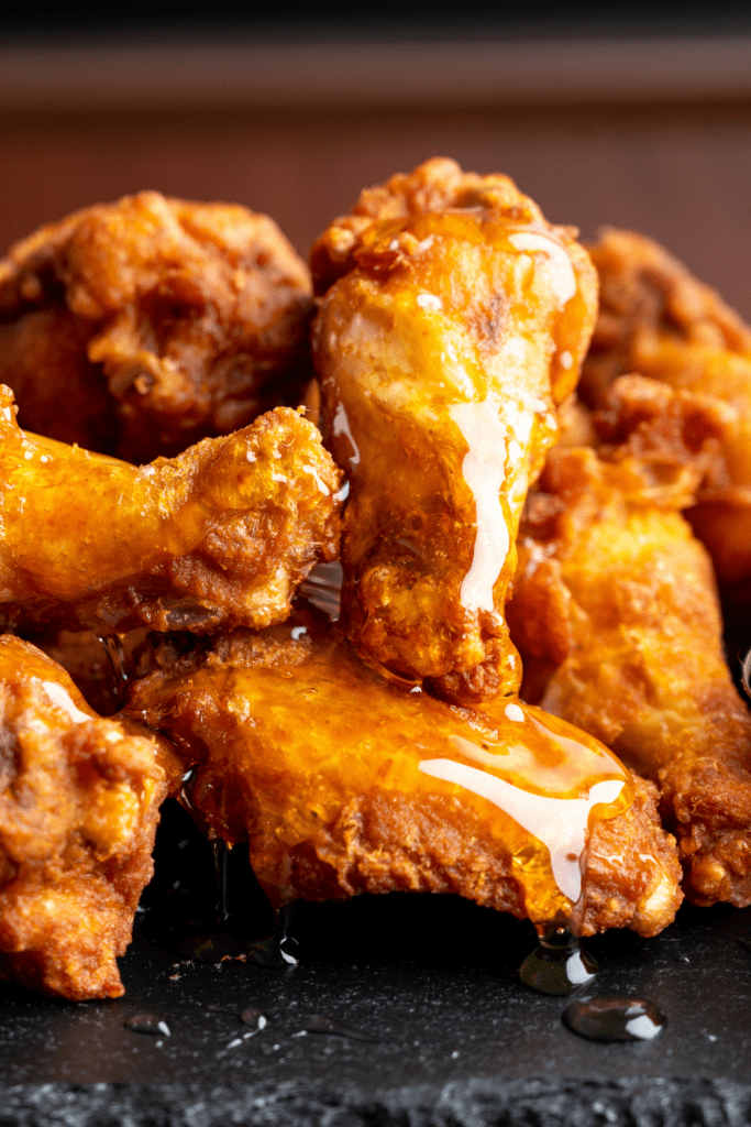 Crispy Chicken wings with Honey Glaze