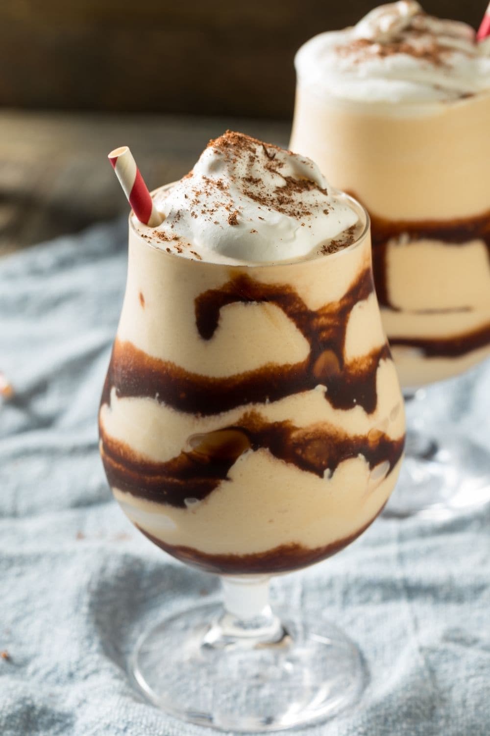Frozen Mudslide with Whipped Cream
