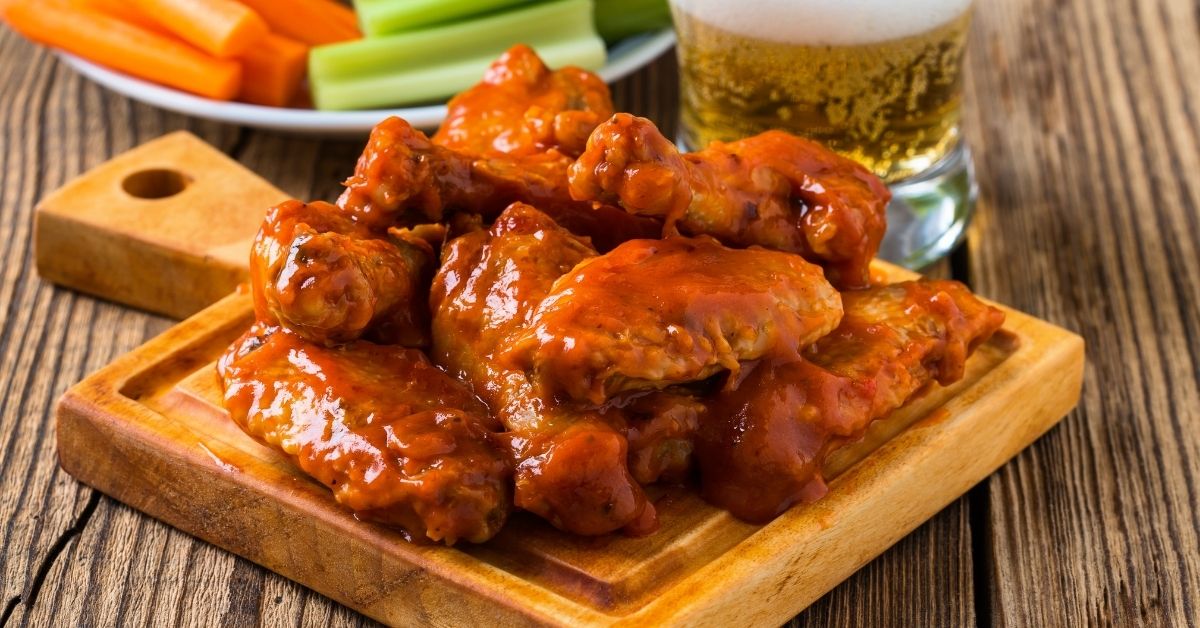 Homemade Buffalo Chicken Wings with Beer