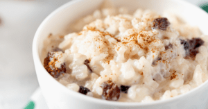 Homemade Rice Pudding with Leftover Rice
