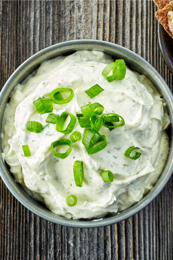 Clam Dip with Green Onions