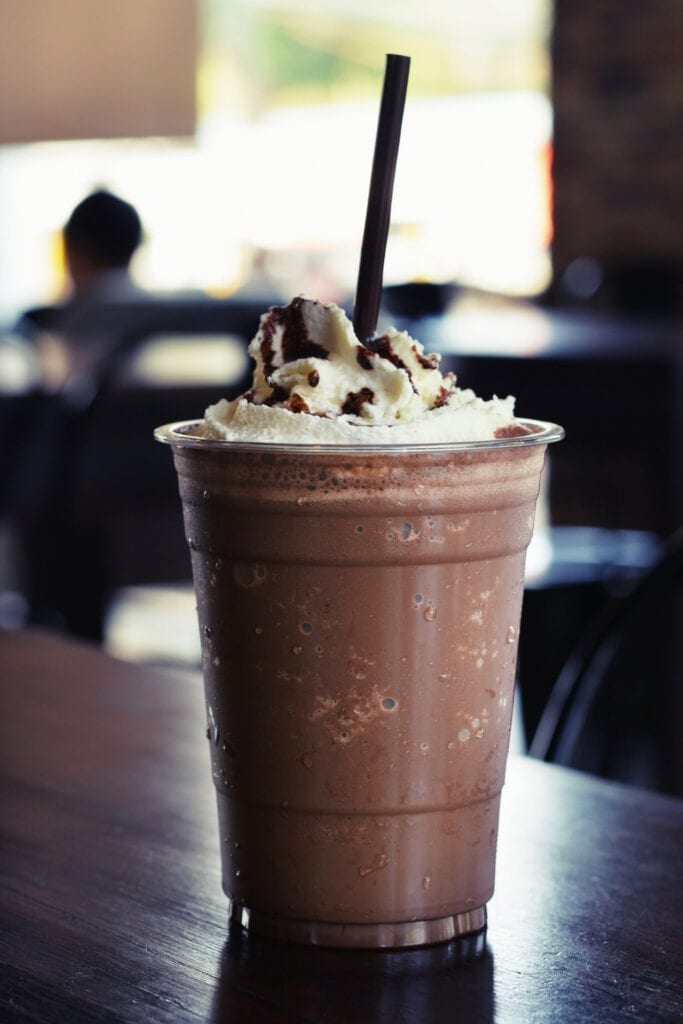 Cold Double Chocolate Chip Frappuccino