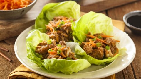 Homemade Chicken Lettuce Wraps