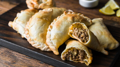 Homemade Empanadas with Minced Meat Stuffing