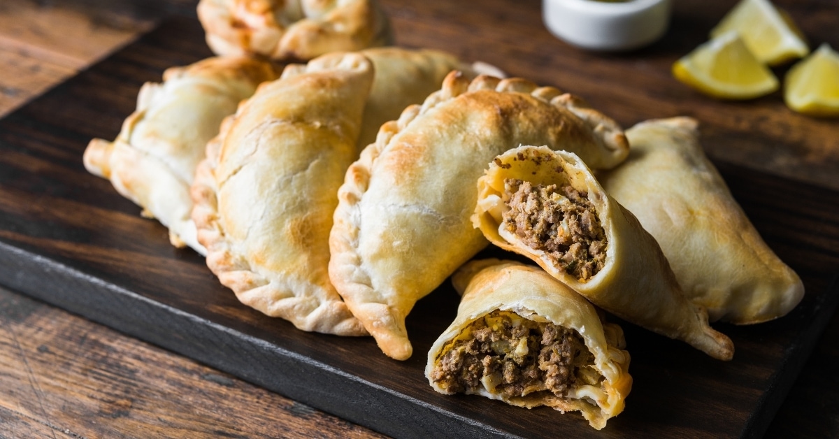 Homemade Empanadas with Minced Meat Stuffing