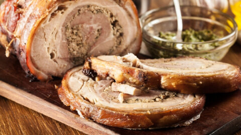 Homemade Italian Roast Pork Porchetta
