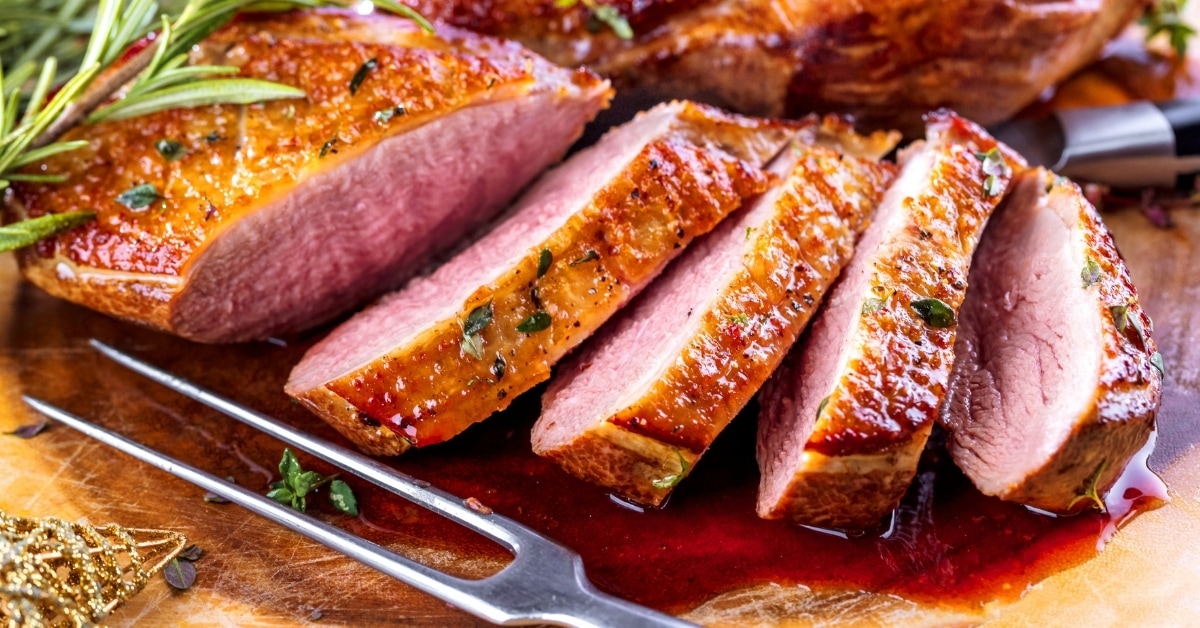 Homemade Roasted Duck Breast