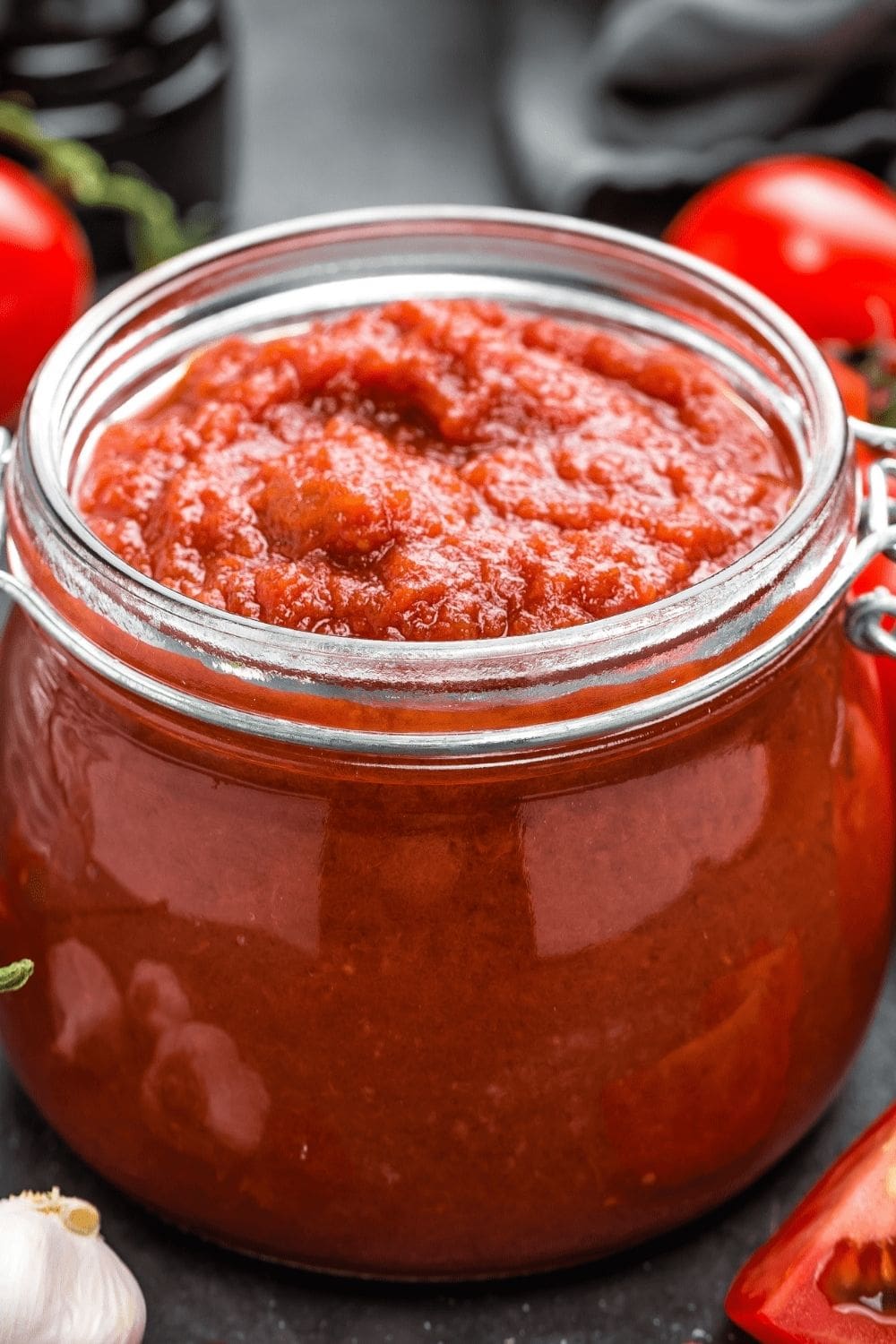 Spicy Homemade Taco Bell Diablo Sauce in a Glass Jar