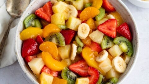 Mouth-Watering Fruit Salad in a Bowl