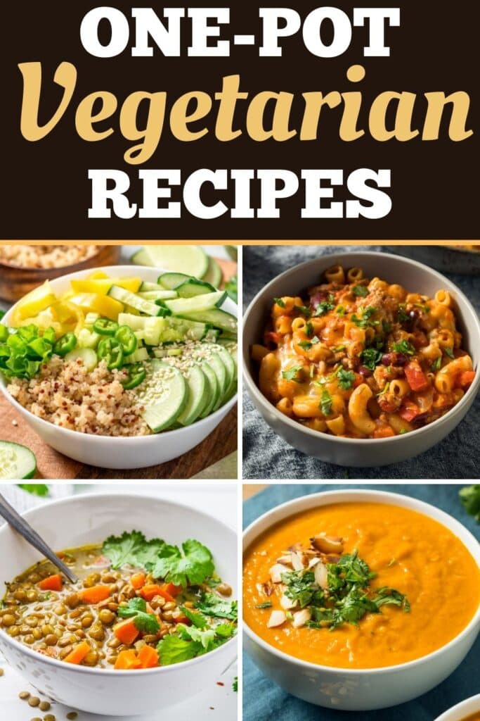 One-Pot Vegetarian Recipes