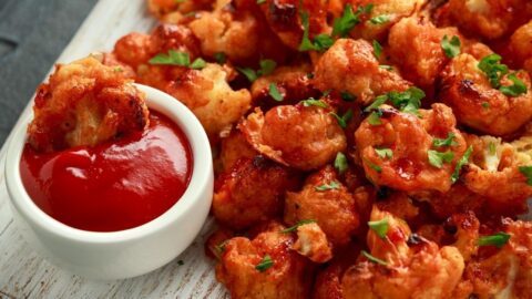 Vegan Cauliflower Buffalo Wings
