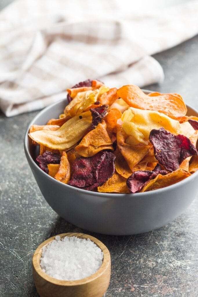A Bowl of Vegetable Chips