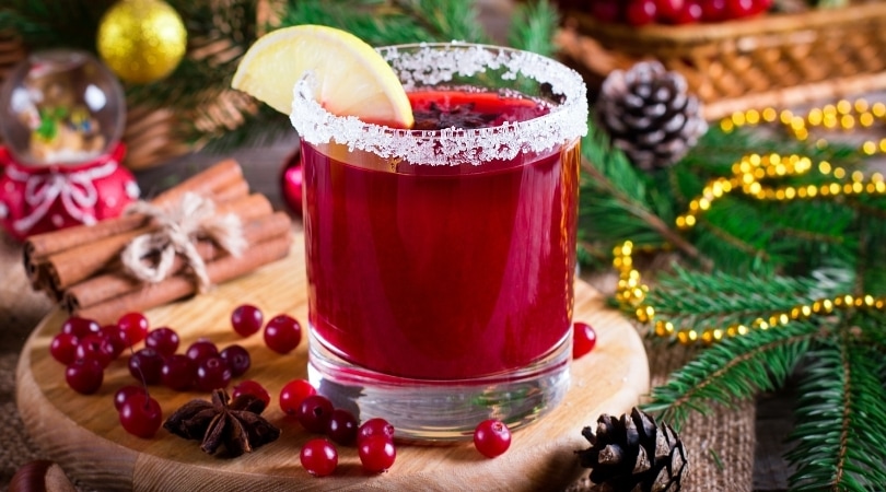 A Glass of Cranberry Cocktail