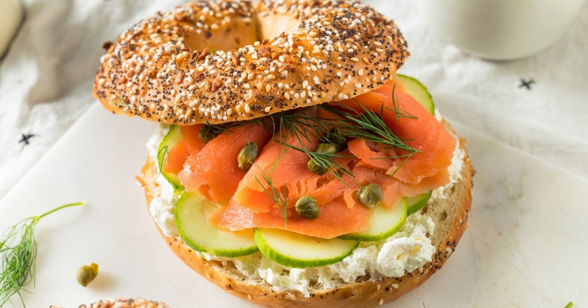 Bagels and Lox for Breakfast