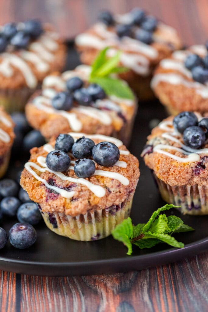 Blueberry Muffins with Fresh Blueberries