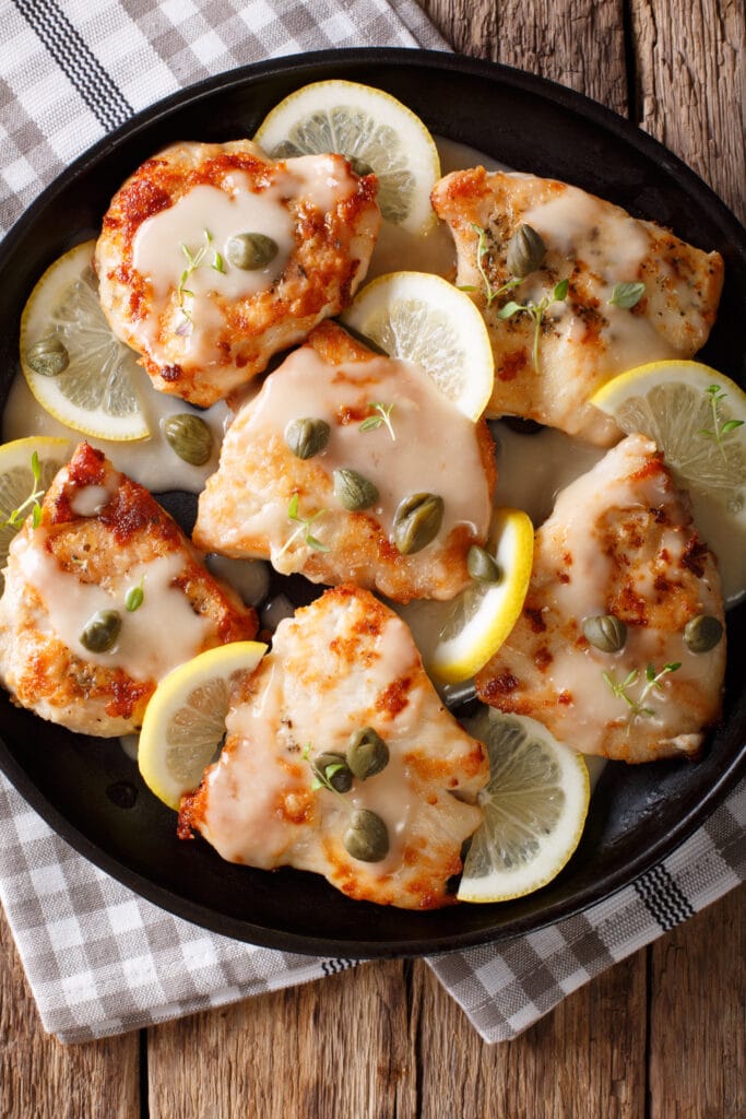 Chicken Piccata with Lemons, Capers and Sauce