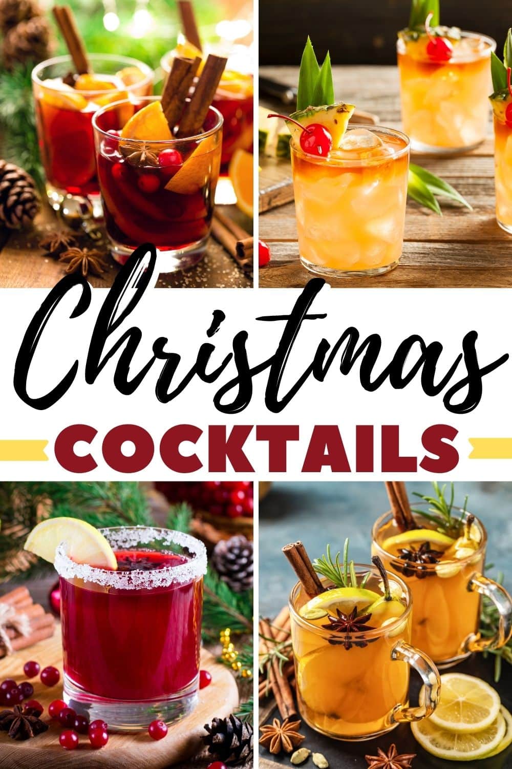 26 Easy Christmas Cocktails Insanely Good