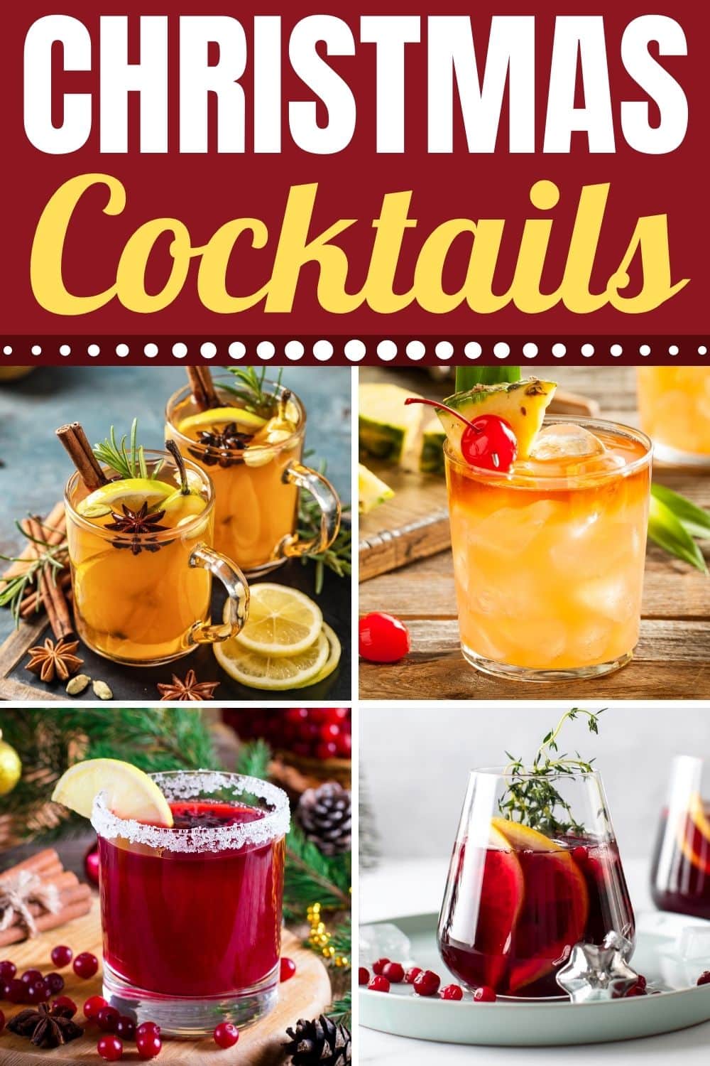 26 Easy Christmas Cocktails - Insanely Good