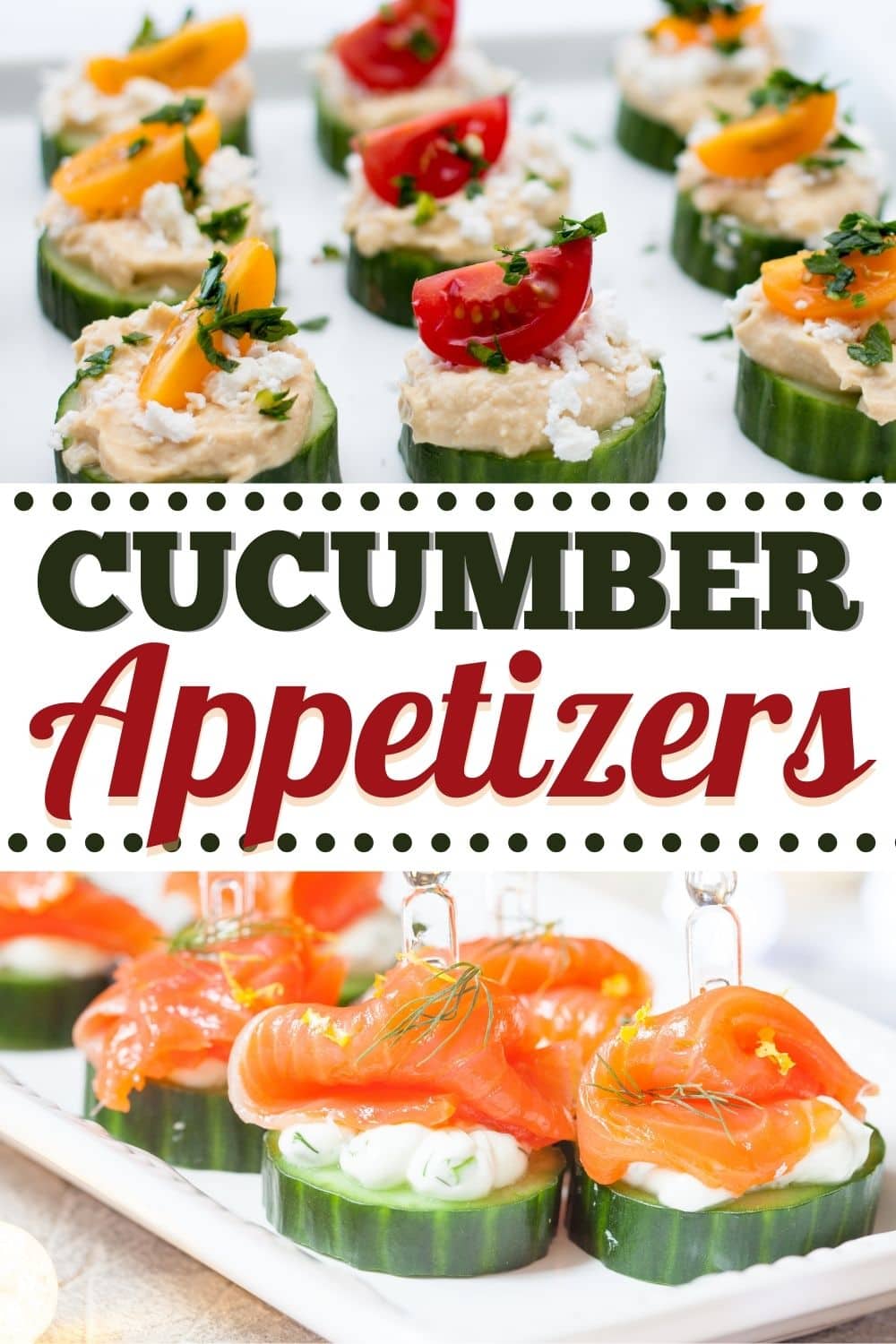 20 Easy Cucumber Appetizers - Insanely Good