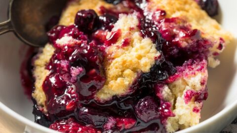 Homemade Blackberry Cobbler