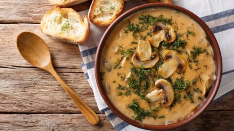 Homemade Cream of Mushroom Soup