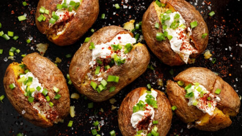 Homemade Stuffed Baked Potatoes