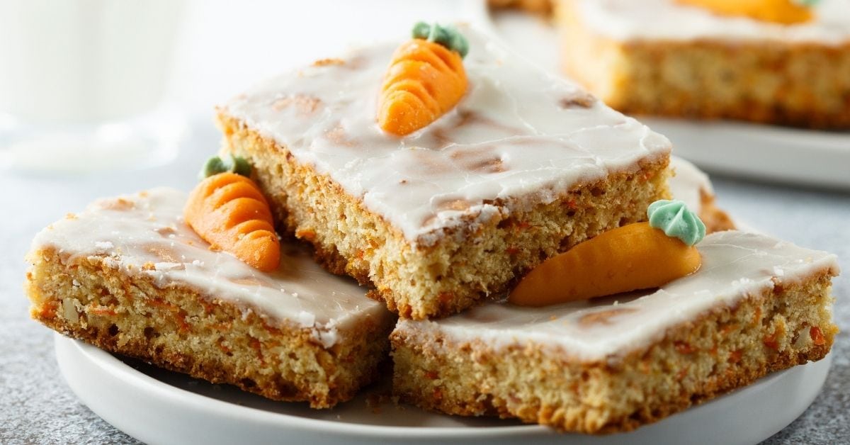 Homemade Sugar Glazed Carrot Cake
