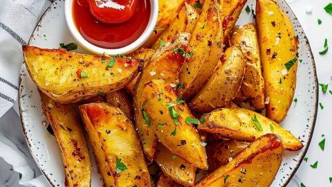 Oven Baked Potato Wedges