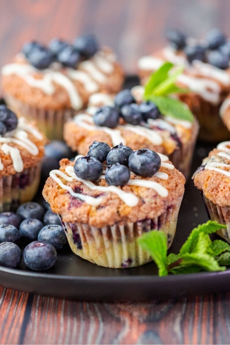 Blueberry Muffins With Frozen Blueberries - Insanely Good