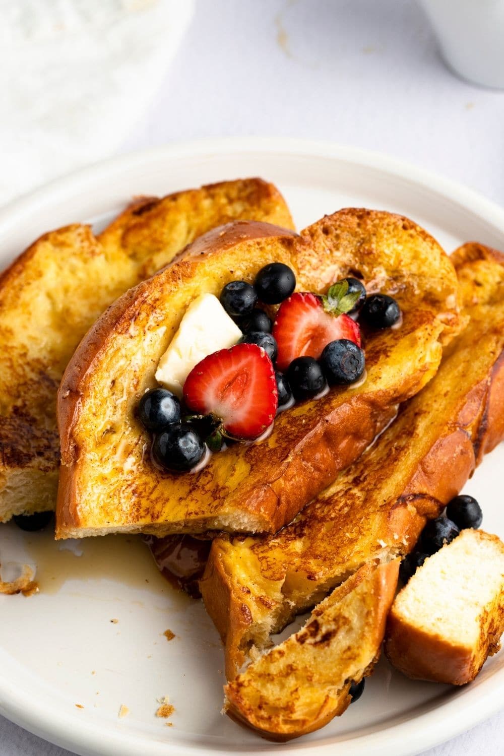 French Toast with Berries and Butter