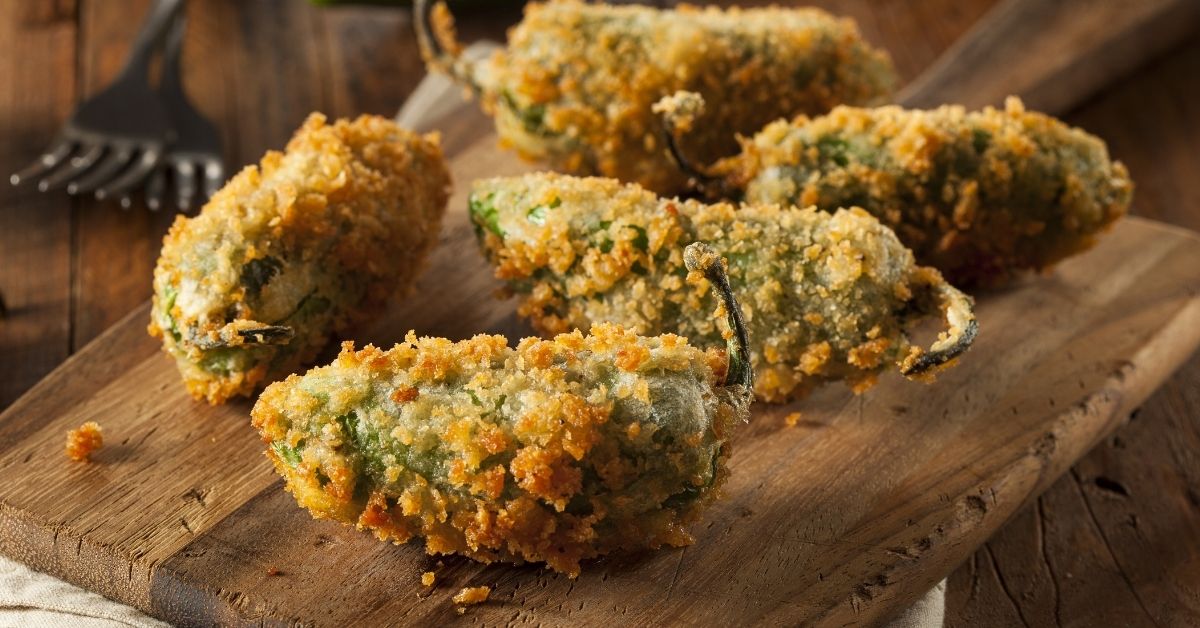 Homemade Breaded Jalapeno Poppers with Cream Cheese