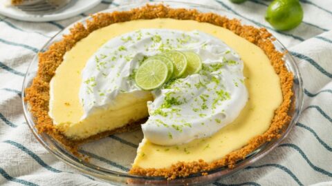 Homemade Sliced Key Lime Pie