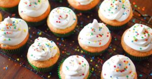 Homemade Vegan Funfetti Cupcakes