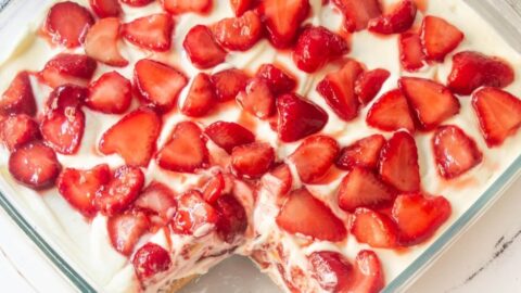 Sweet Strawberry Cheesecake Lasagna
