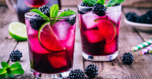 Blackberry Mojito with Fresh Berries