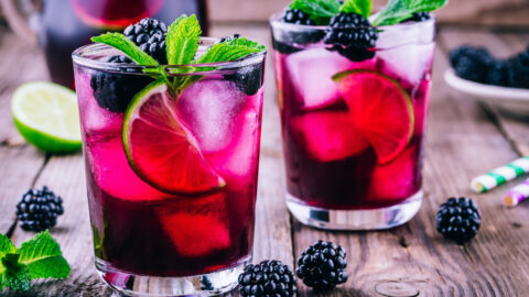 Blackberry Mojito with Fresh Berries
