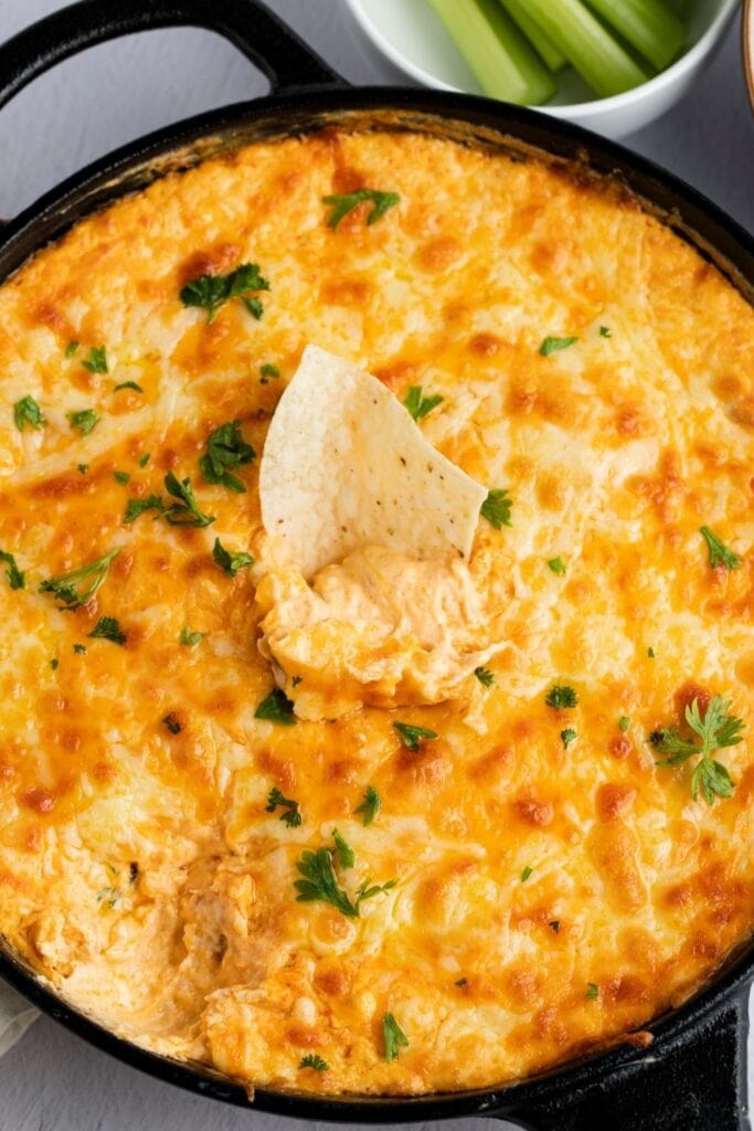 Buffalo Chicken Dip with Cheese