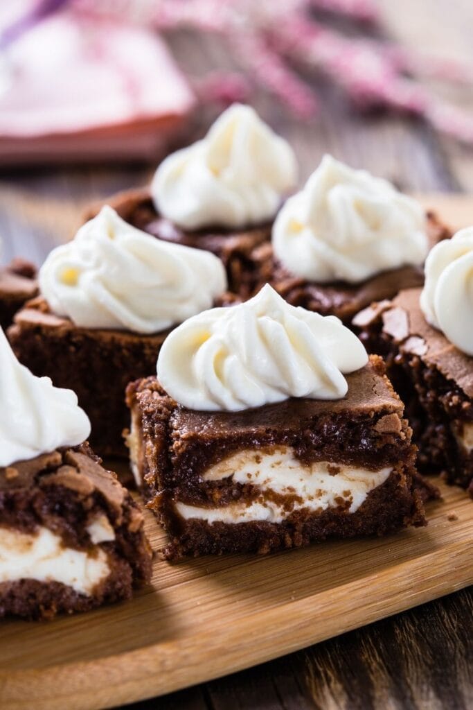 Cheesecake Brownies with Cream Cheese Frosting