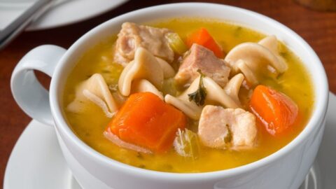 Chicken Noodle Soup with Carrots
